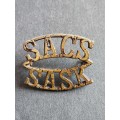 SADF-SACS-SASK Shoulder Title- as per photograph