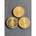 3 x Zimbabwe Dollars 2001 UNC - as per photograph