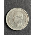 Union 2 Shillings 1942 Silver - as per photograph