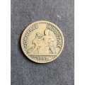 France 50 Centimes 1922 - as per photograph