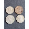 4 x Egyptian Coins - as per photograph