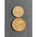 Republic 1 and 2 Cents 1982 Proof - as per photograph