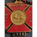 The Wanderers Club Enamel Badge 1939 - as per photograph