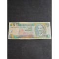 Barbados 5 Dollars - as per photograph