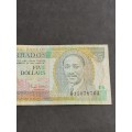 Barbados 5 Dollars - as per photograph