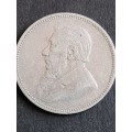 Zar 2 Shillings 1893 Silver (scarce date) - as per photograph