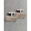 Vintage 8.35 Silver Cuff Links 11g - as per photograph