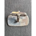 Vintage 8.35 Silver Cuff Links 11g - as per photograph