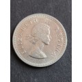 Union 2 Shillings 1954 Silver - as per photograph