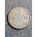 1 New Groschen 10 Pfennige 1841 .229 Silver- as per photograph