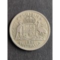 Australia Florin 1951 Silver- as per photograph