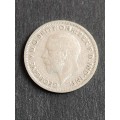UK Sixpence 1936 Silver - as per photograph