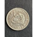 Australia 1 Shilling 1954 Silver - as per photograph