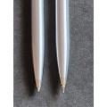 Vintage Schaefer Ballpoint Pen and Pencil Set (made in USA) - as per photograph