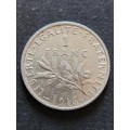 France 1 Franc 1916 - as per photograph