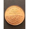 The Anglo Boer War 1899-1902 Copper Medallion (GRC) 35mm x35mm - as per photograph
