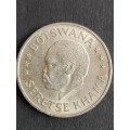 Botswana 50 Cents 1966 (Independence) Silver- as per photograph