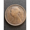 UK 1/2 Penny 1893 - as per photograph