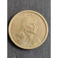 USA Sacagawea One Dollar 2000D - as per photograph
