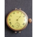 Vintage Gold Plated Elgin Mechanical Wrist Watch (not working) - as per photograph