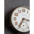 Vintage Cyma Wrist Watch missing balance wheel (no glass/not working) ideal for spares - as per pho