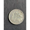 Australia Sixpence 1938 Silver - as per photograph