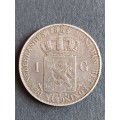 Nederlands One Gulden 1865 - as per photograph