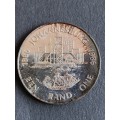 SA Silver One Rand 1986 Johannesburg Proof - as per photograph