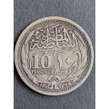 Egypt 10 Piastres 1916 Silver- as per photograph