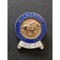 Enamel Milnerton Turf Club Badge 1852-53 no. 256 - as per photograph