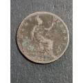 UK 1/2 Penny Queen Victoria 1888 - as per photograph