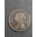 UK 1/2 Penny Queen Victoria 1888 - as per photograph