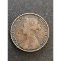 UK 1/2 Penny 1875 - as per photograph