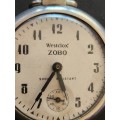Westclox ZOBO Shock Resistant Pocket Watch (runs and stops) - as per photograph