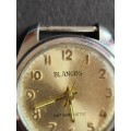 Vintage BLANCOS Antimagnetic Mechanical Wrist Watch (not working) - as per photograph
