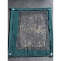 Suid Afrika Boks vs Rhodesia 1968 Boxing Cloth Tags 183 mm x 160mm (embroidered) - as per photograph