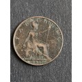 UK Farthing Queen Victoria 1901 - as per photograph