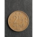 Nederlands Antillen 2 1/2 Cents 1970 - as per photograph