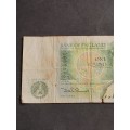 Bank of England One Pound (tears)- as per photograph