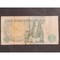 Bank of England One Pound (tears)- as per photograph
