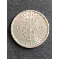 Denmark 10 Krone 1954 - as per photograph