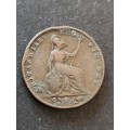 UK Farthing Queen Victoria Younghead 1839 - as per photograph