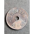 Zambia 1 Penny 1966 - as per photograph