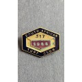 SA Turf Club Badge 1944  no. 317 (pin broken) - as per photograph