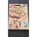 Rugby World Cup 1995 Bronze Medallion (in original folder) - as per photograph