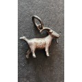 Vintage Sterling Silver Goat Charm .925 Stamp 1.7g - as per photograph