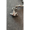 Vintage Sterling Silver Bird Charm with Baby 2.4g - as per photograph