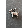 Vintage Sterling Silver Billy Goat Charm 1.8g - as per photograph