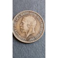 UK 1/2 Penny 1928 - as per photograph