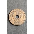 East Africa 10 Cents 1943 - as per photograph